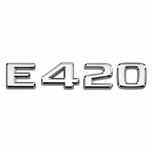E 420 Krom Bagaj Yazısı Mercedes-Benz Uyumlu