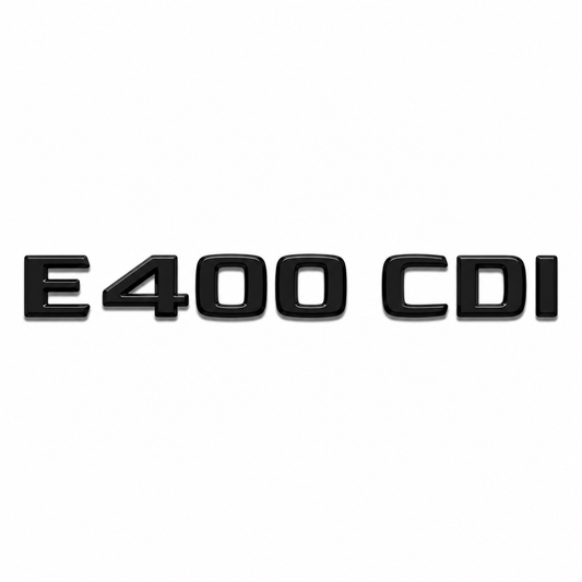 E 400 CDI Siyah Bagaj Yazısı Mercedes-Benz Uyumlu