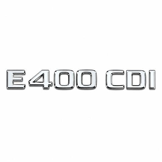 E 400 CDI Krom Bagaj Yazısı Mercedes-Benz Uyumlu