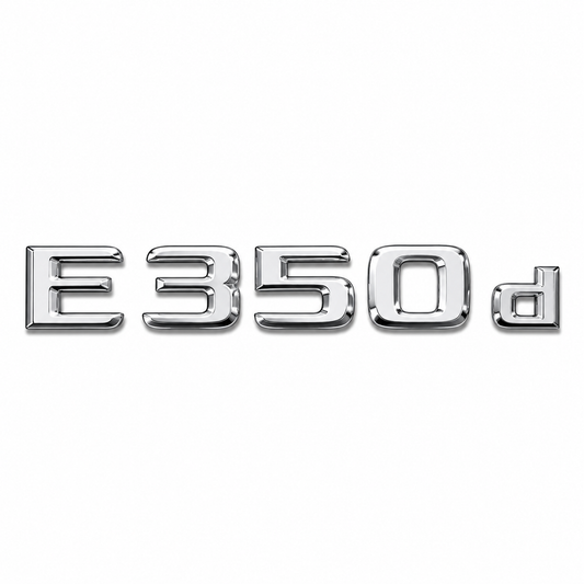 E 350 d Krom Bagaj Yazısı Mercedes-Benz Uyumlu