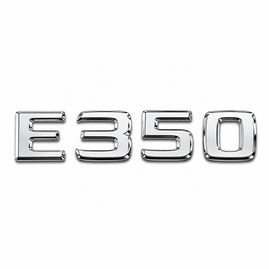 E 350 Krom Bagaj Yazısı Mercedes-Benz Uyumlu