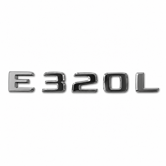 E 320L Krom Bagaj Yazısı Mercedes-Benz Uyumlu