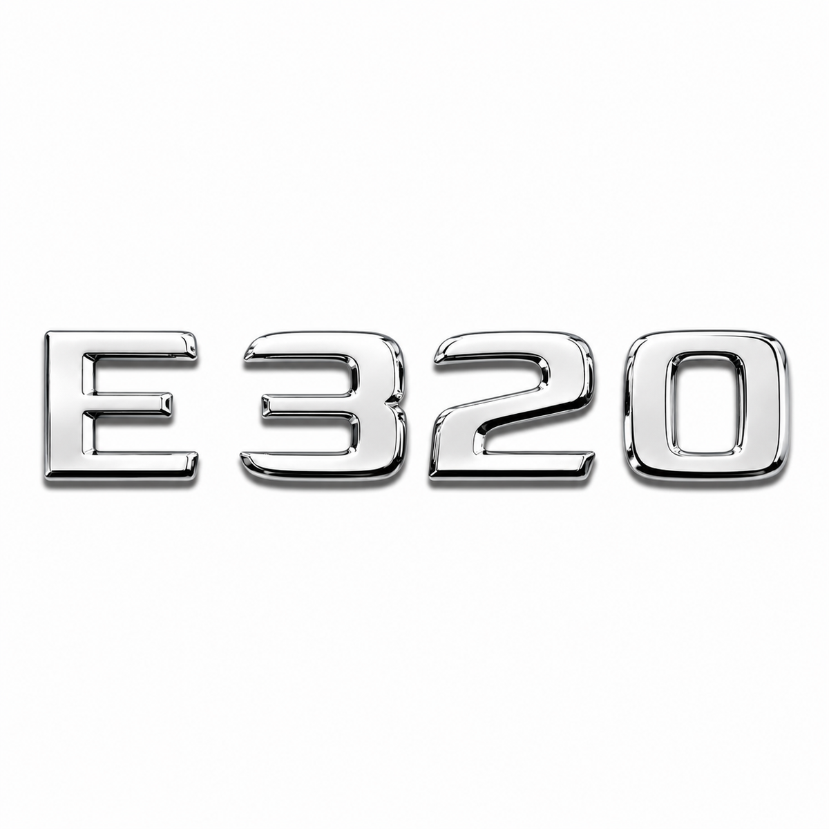 E 320 Krom Bagaj Yazısı Mercedes-Benz Uyumlu