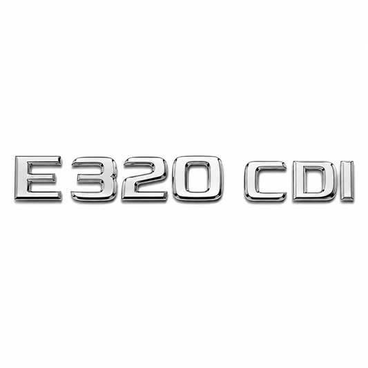E 320 CDI Krom Bagaj Yazısı Mercedes-Benz Uyumlu