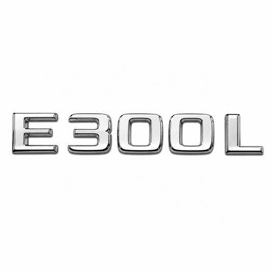 E 300L Krom Bagaj Yazısı Mercedes-Benz Uyumlu