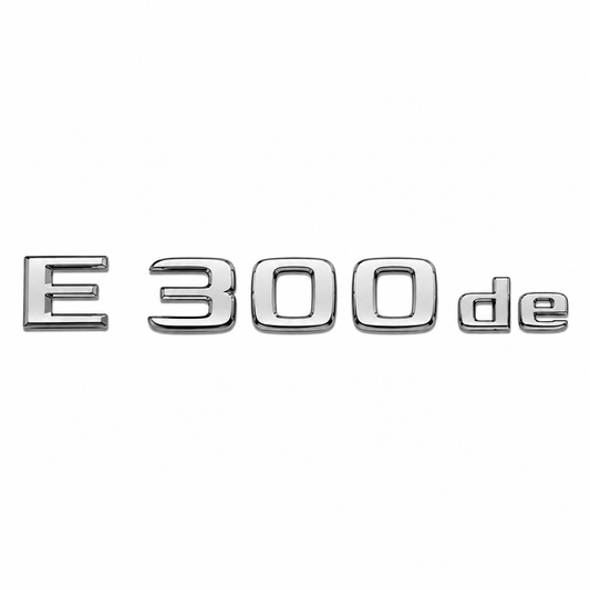 E 300 de Krom Bagaj Yazısı Mercedes-Benz Uyumlu