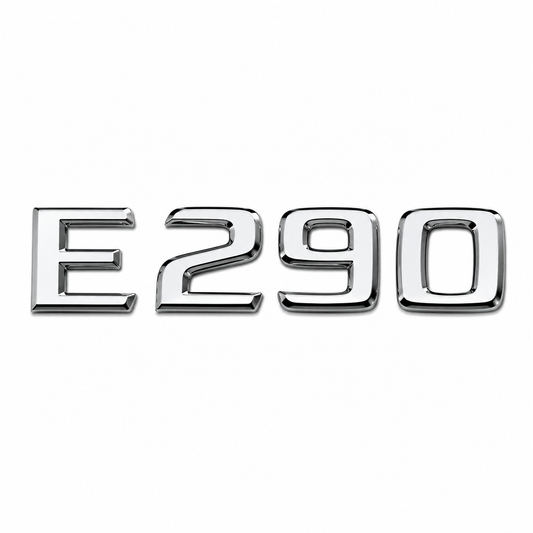 E 290 Krom Bagaj Yazısı Mercedes-Benz Uyumlu