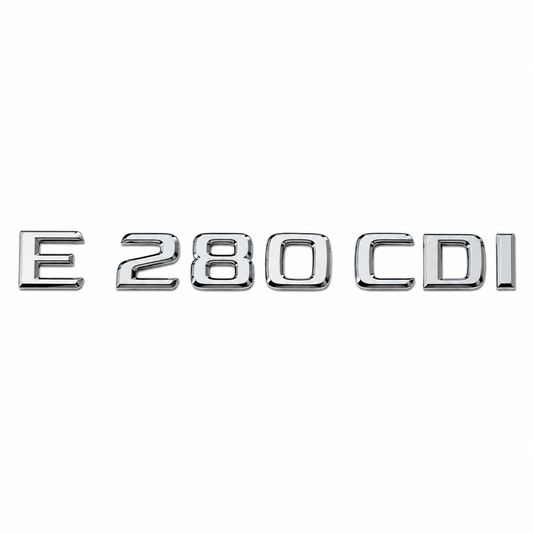 E 280 CDI Krom Bagaj Yazısı Mercedes-Benz Uyumlu