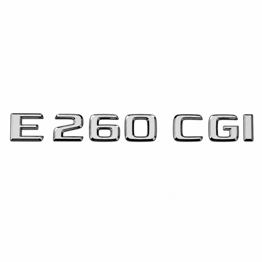 E 260 CGI Krom Bagaj Yazısı Mercedes-Benz Uyumlu