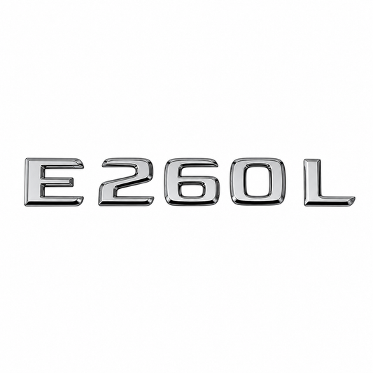 E 260L Krom Bagaj Yazısı Mercedes-Benz Uyumlu