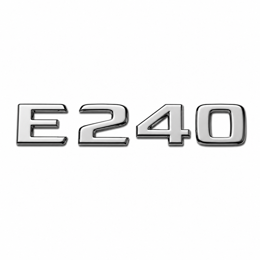 E 240 Krom Bagaj Yazısı Mercedes-Benz Uyumlu