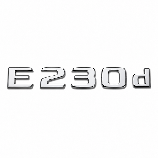 E 230 d Krom Bagaj Yazısı Mercedes-Benz Uyumlu