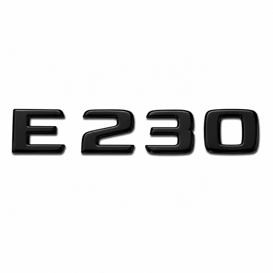 E 230 Siyah Bagaj Yazısı Mercedes-Benz Uyumlu