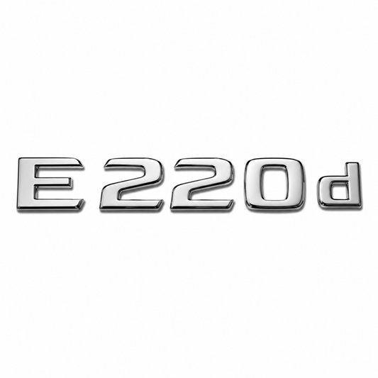 E 220 d Krom Bagaj Yazısı Mercedes-Benz Uyumlu