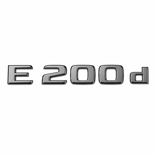 E 220 Krom Bagaj Yazısı Mercedes-Benz Uyumlu