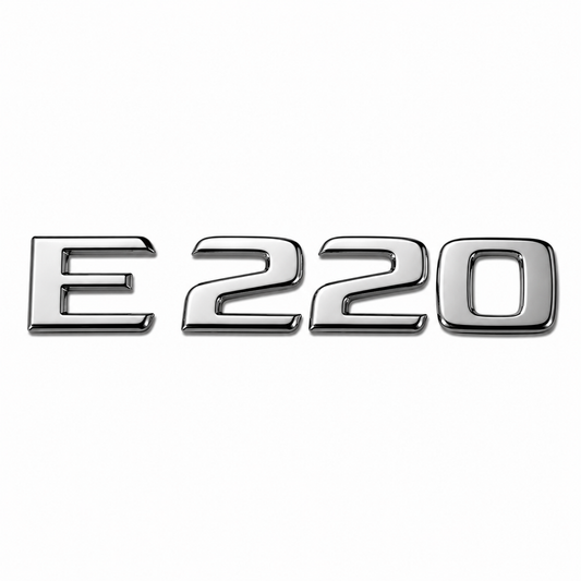 E 200 d Krom Bagaj Yazısı Mercedes-Benz Uyumlu