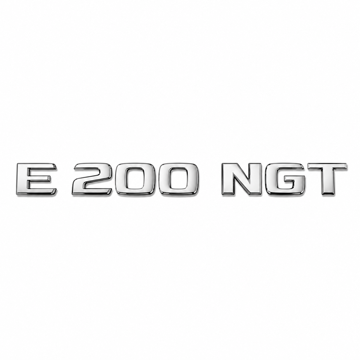 E 200 NGT Krom Bagaj Yazısı Mercedes-Benz Uyumlu