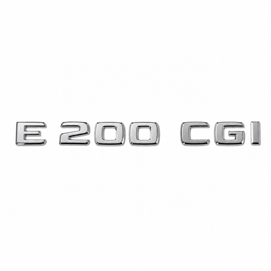 E 200 CGI Krom Bagaj Yazısı Mercedes-Benz Uyumlu
