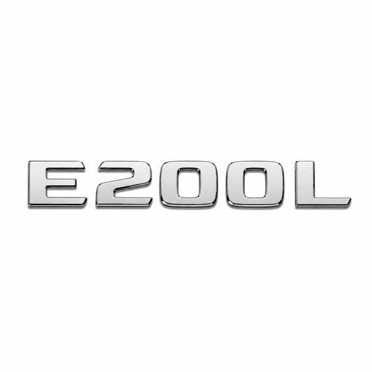 E 200L Krom Bagaj Yazısı Mercedes-Benz Uyumlu