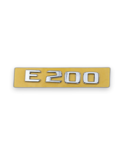 E 200 Krom Bagaj Yazısı Mercedes-Benz Uyumlu