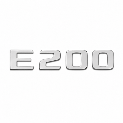 E 200 Krom Bagaj Yazısı Mercedes-Benz Uyumlu