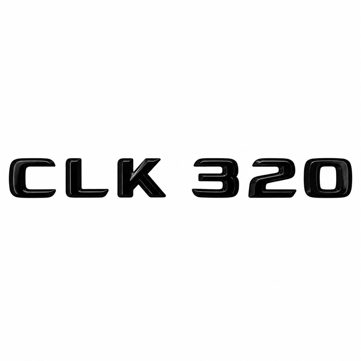 CLK 320 Siyah Bagaj Yazısı Mercedes-Benz Uyumlu