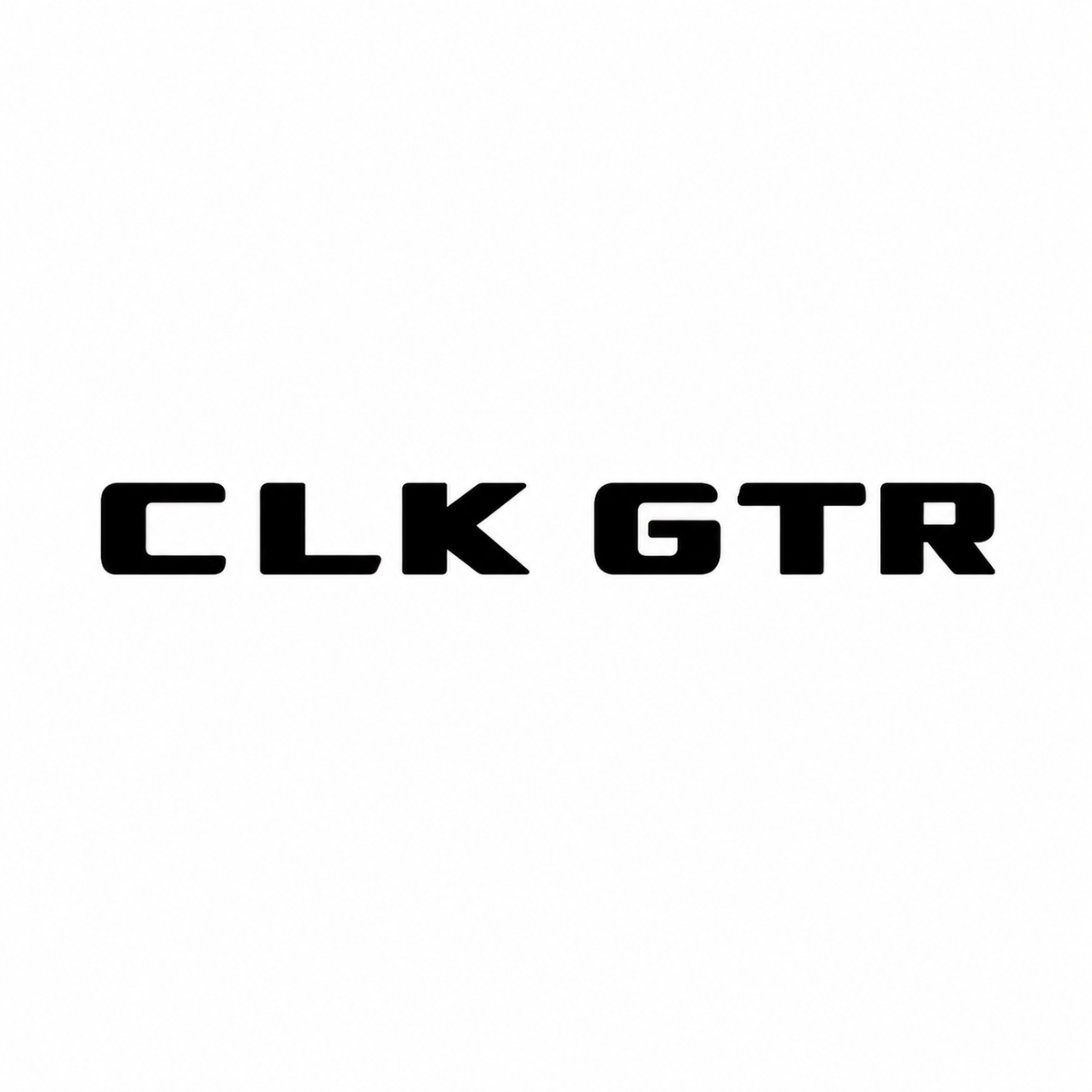 CLK GTR Siyah Bagaj Yazısı Mercedes-Benz Uyumlu