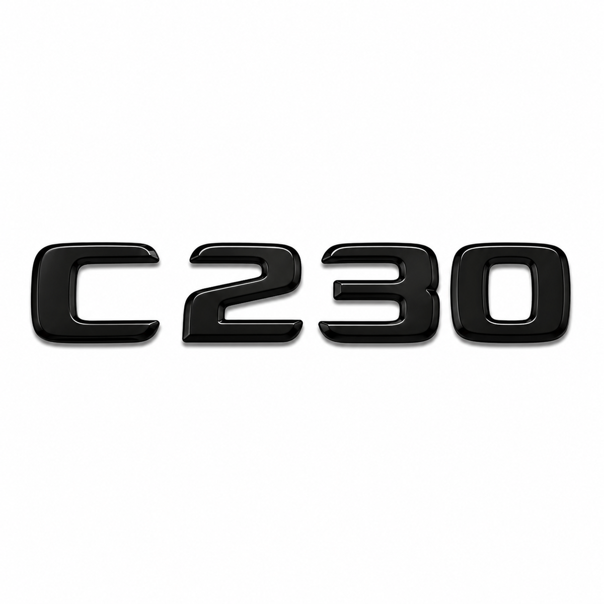 C 230 Mercedes-Benz C 230 yazısı Siyah Bagaj Yazısı Mercedes-Benz Uyumlu