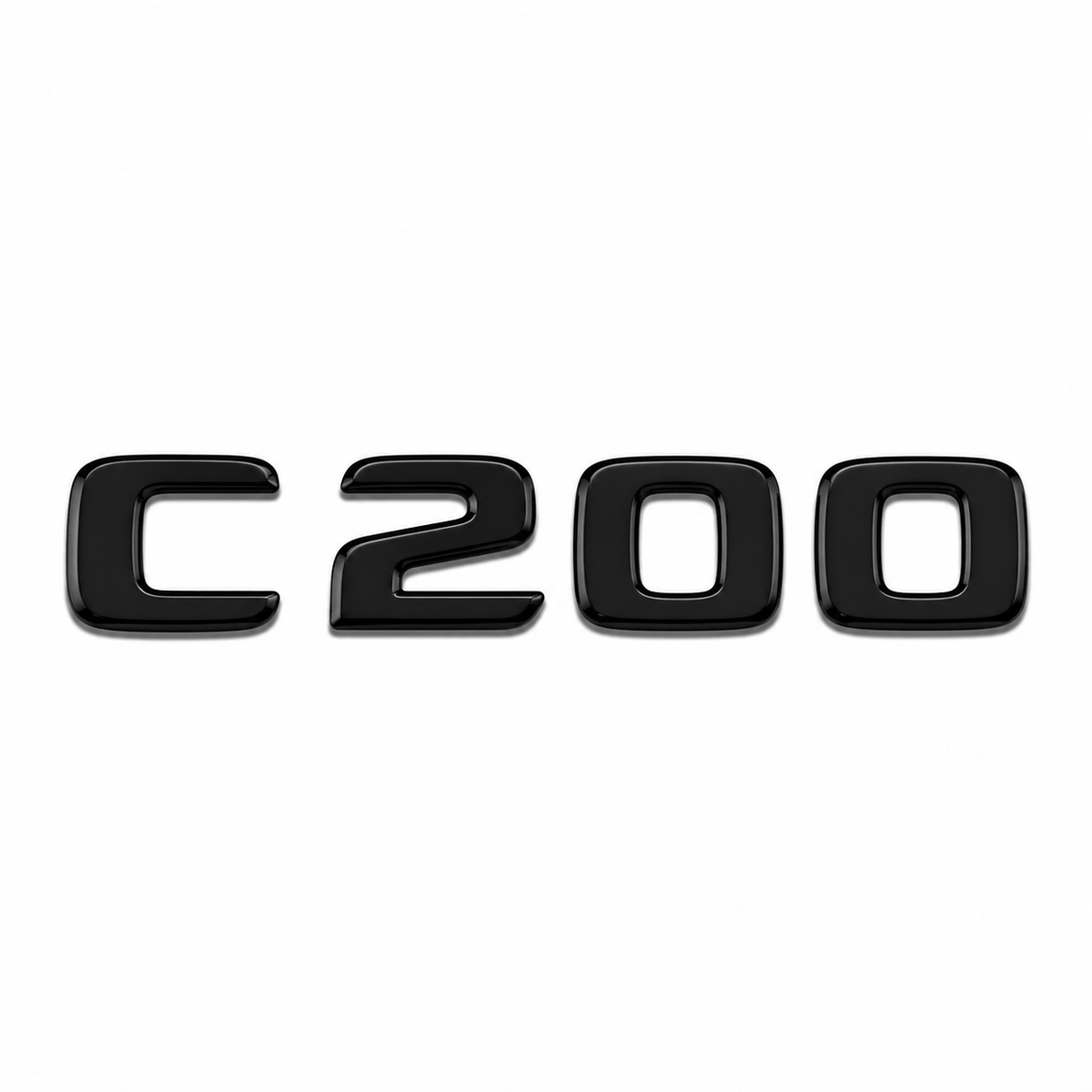 C 200 150x25 ölçü, siyah renk Siyah Bagaj Yazısı Mercedes-Benz Uyumlu