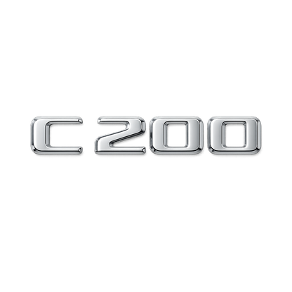 C 200 Krom Bagaj Yazısı Mercedes-Benz Uyumlu