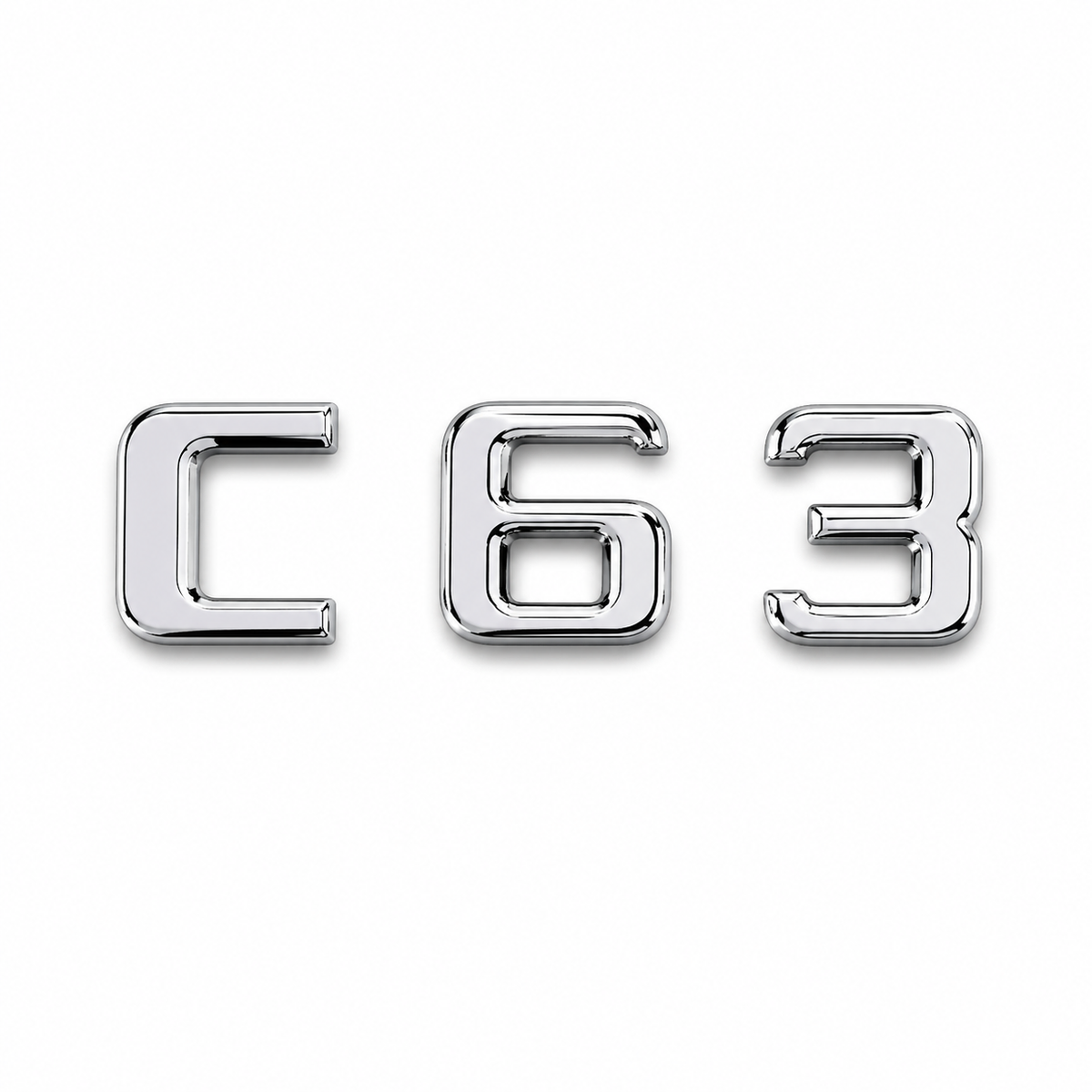 C 63 Krom Bagaj Yazısı Mercedes-Benz Uyumlu