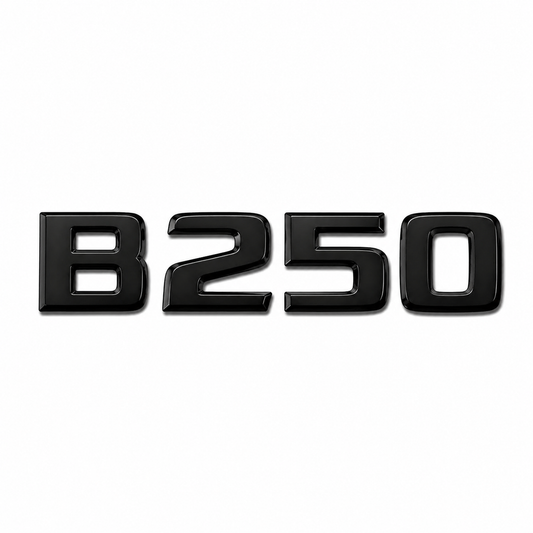 B 250 Siyah Bagaj Yazısı Mercedes-Benz Uyumlu