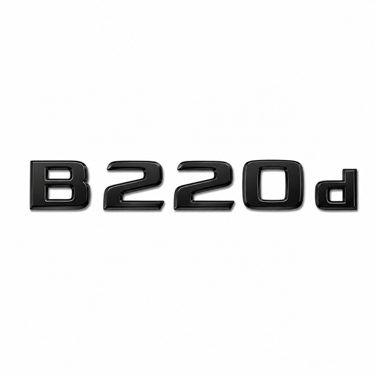 B 220 d Siyah Bagaj Yazısı Mercedes-Benz Uyumlu
