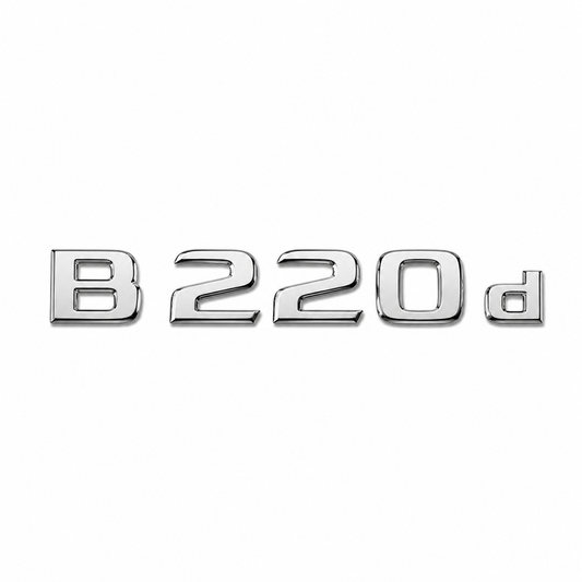 B 220 d Krom Bagaj Yazısı Mercedes-Benz Uyumlu