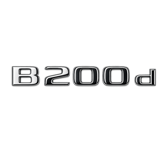 B 200 d Krom Bagaj Yazısı Mercedes-Benz Uyumlu