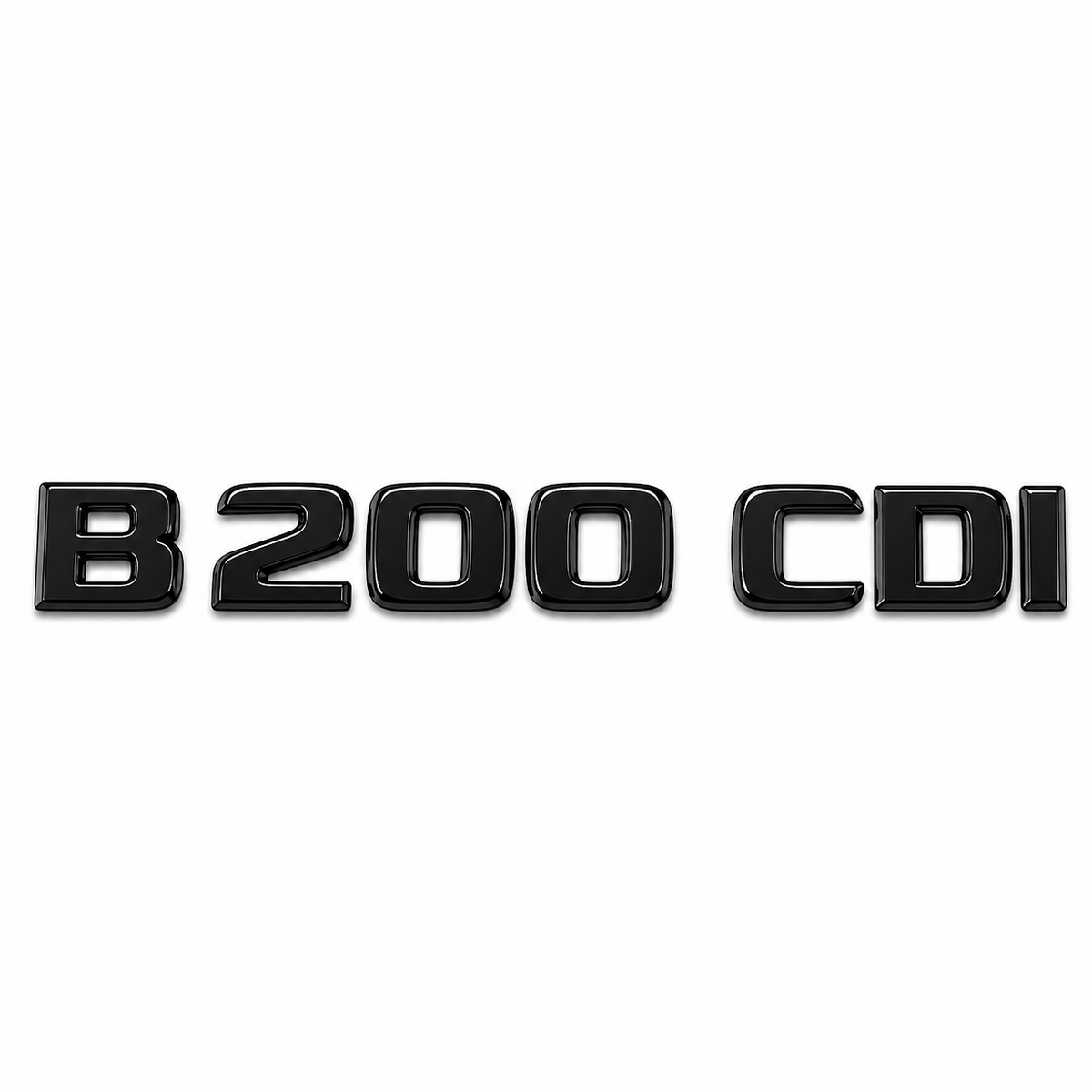 B 200 CDI Mercedes-Benz B 200 CDI yazısı, siyah renk. Siyah Bagaj Yazısı Mercedes-Benz Uyumlu