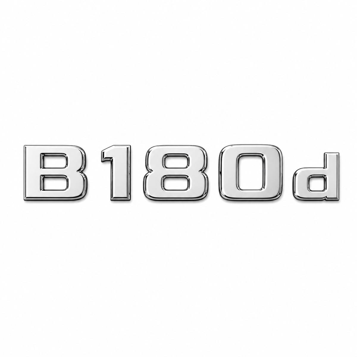 B 180 d Krom Bagaj Yazısı Mercedes-Benz Uyumlu