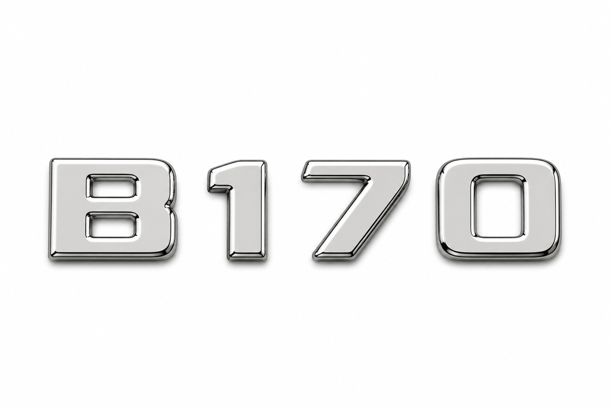 B 170 Krom Bagaj Yazısı Mercedes-Benz Uyumlu