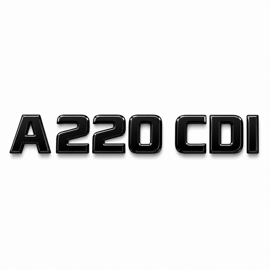 A 220 CDI Siyah Bagaj Yazısı Mercedes-Benz Uyumlu