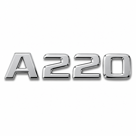 A220 Krom Bagaj Yazısı Mercedes-Benz Uyumlu