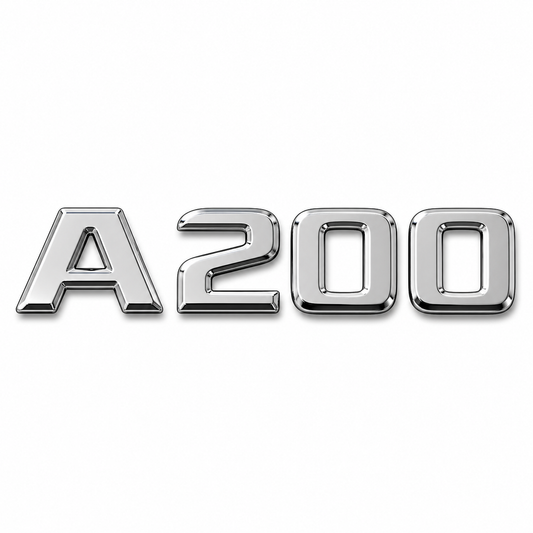 A 200 Krom Bagaj Yazısı Mercedes-Benz Uyumlu