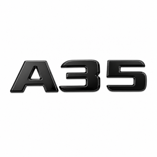 A35 Siyah Bagaj Yazısı Mercedes-Benz Uyumlu
