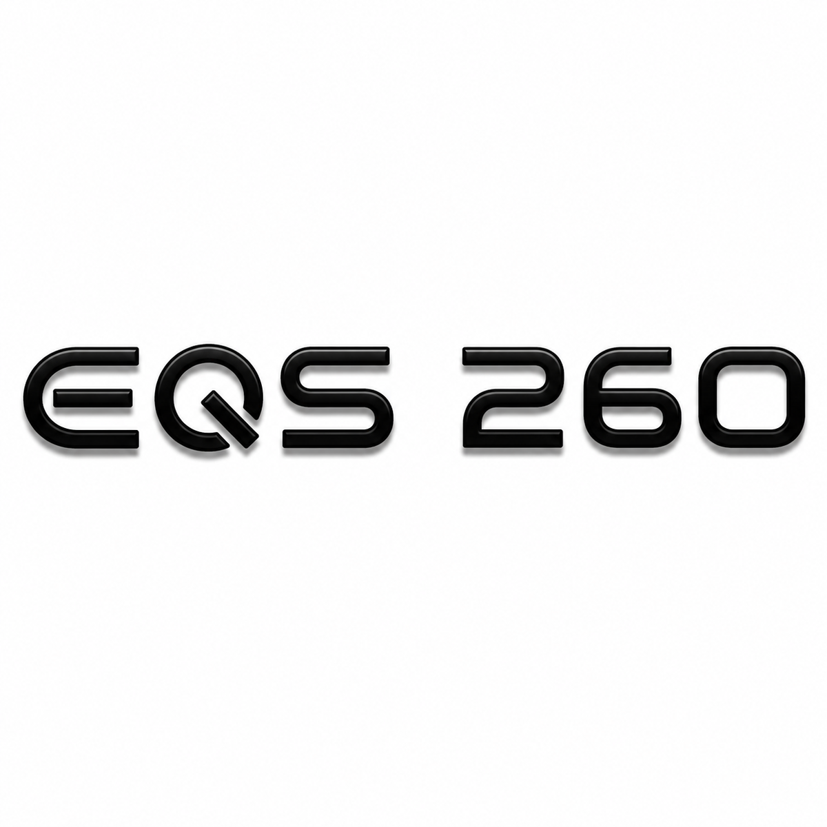 EQS 260 Siyah Bagaj Yazısı Mercedes-Benz Uyumlu