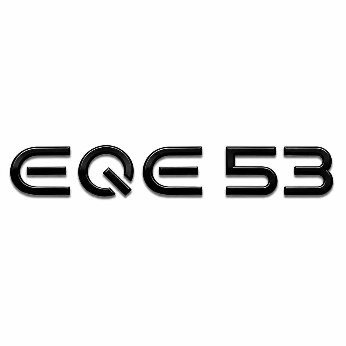 EQE 53 Siyah Bagaj Yazısı Mercedes-Benz Uyumlu
