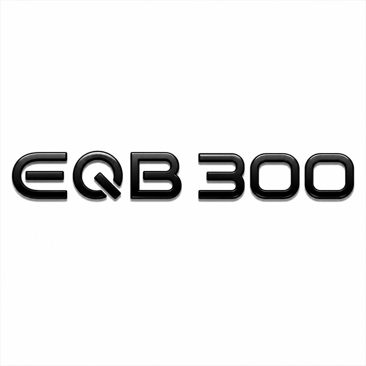 EQB 300 Mercedes-Benz EQB 300 yazısı Siyah Bagaj Yazısı Mercedes-Benz Uyumlu