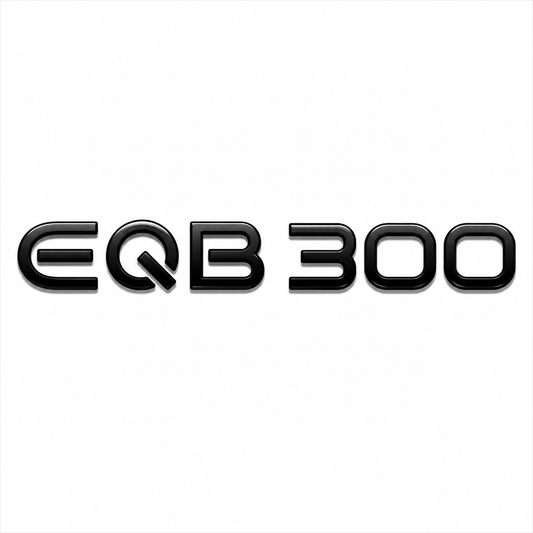 EQB 300 Mercedes-Benz EQB 300 yazısı Siyah Bagaj Yazısı Mercedes-Benz Uyumlu