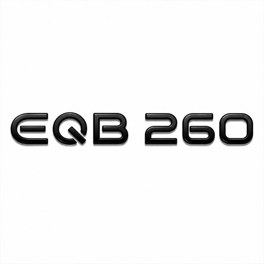 EQB 260 Siyah Bagaj Yazısı Mercedes-Benz Uyumlu