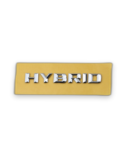 HYBRID Üçgen Krom Bagaj Yazısı Mercedes-Benz Uyumlu