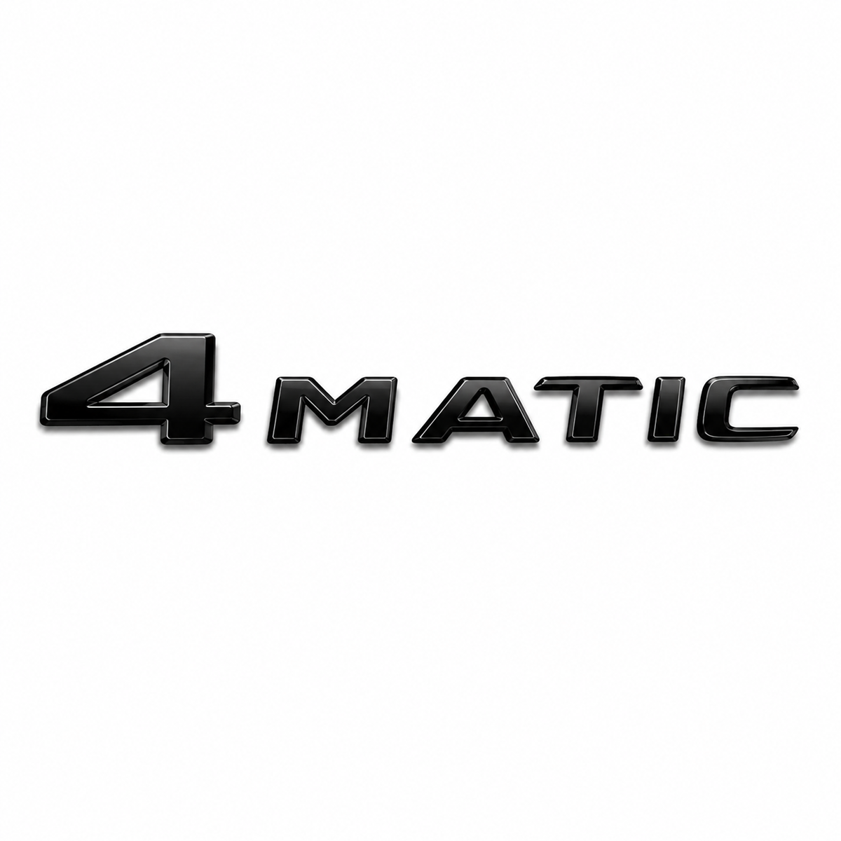 4 MATIC Siyah Bagaj Yazısı Mercedes-Benz Uyumlu