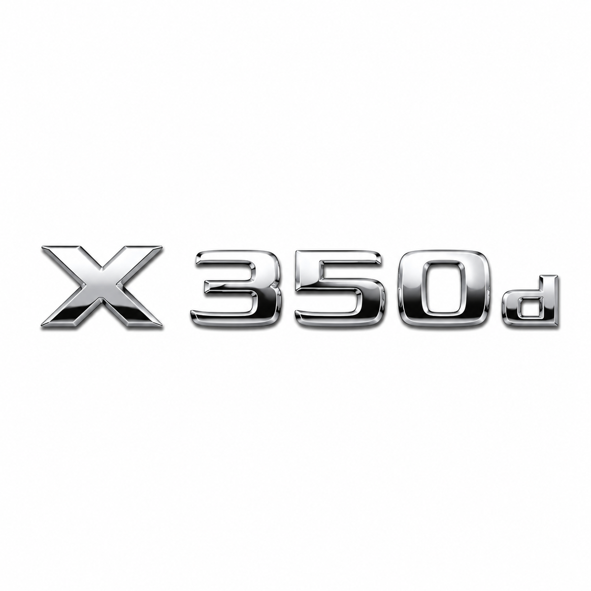 X 350d Krom Bagaj Yazısı Mercedes-Benz Uyumlu